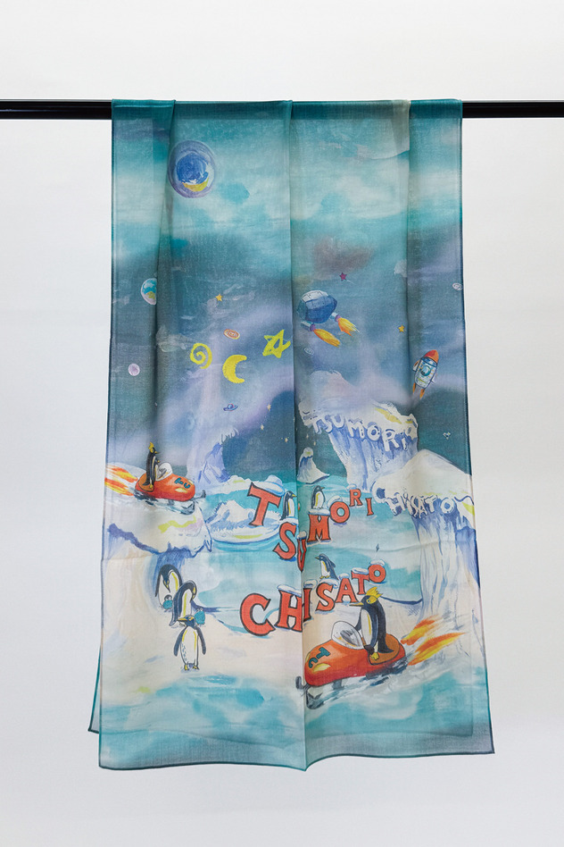 ICE WORLD SCARF 詳細画像 blue 4