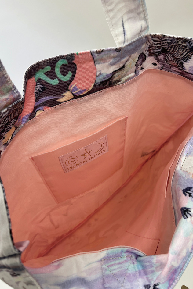 SINGIN' IN THE WOODS TOTE 詳細画像 light gray 3