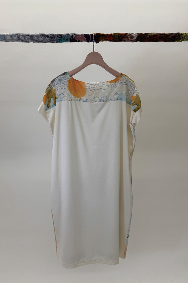 AVEC LA NATURE COTTON MIX  詳細画像 green × ivory 2