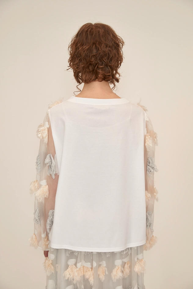 BON BON JQ MIX TOPS 詳細画像 white 3