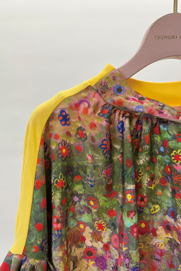 TC LUCKY FLOWERS PRINT MIX 詳細画像 red × yellow 3