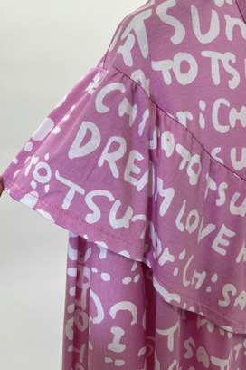 TC WORD PRINT LONG SLEEVES T-SHIRT 詳細画像