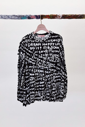 TC WORD PRINT LONG SLEEVES T-SHIRT 詳細画像