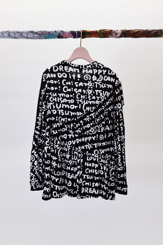TC WORD PRINT LONG SLEEVES T-SHIRT 詳細画像 black 7