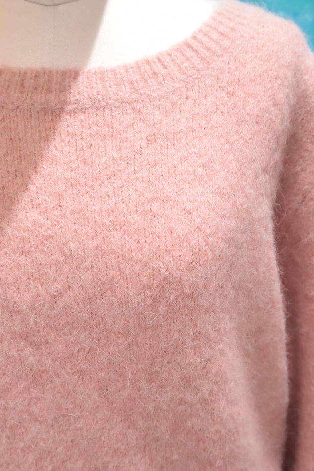 SEQUIN KNIT MIX SWEATER 詳細画像 black 4