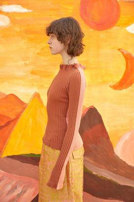 SILK COTTON KNIT SWEATER 詳細画像