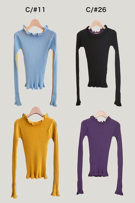 SILK COTTON KNIT SWEATER 詳細画像