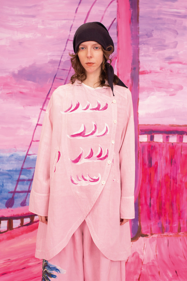 LINEN / RAYN TUMBLER JACKET 詳細画像 pink 1