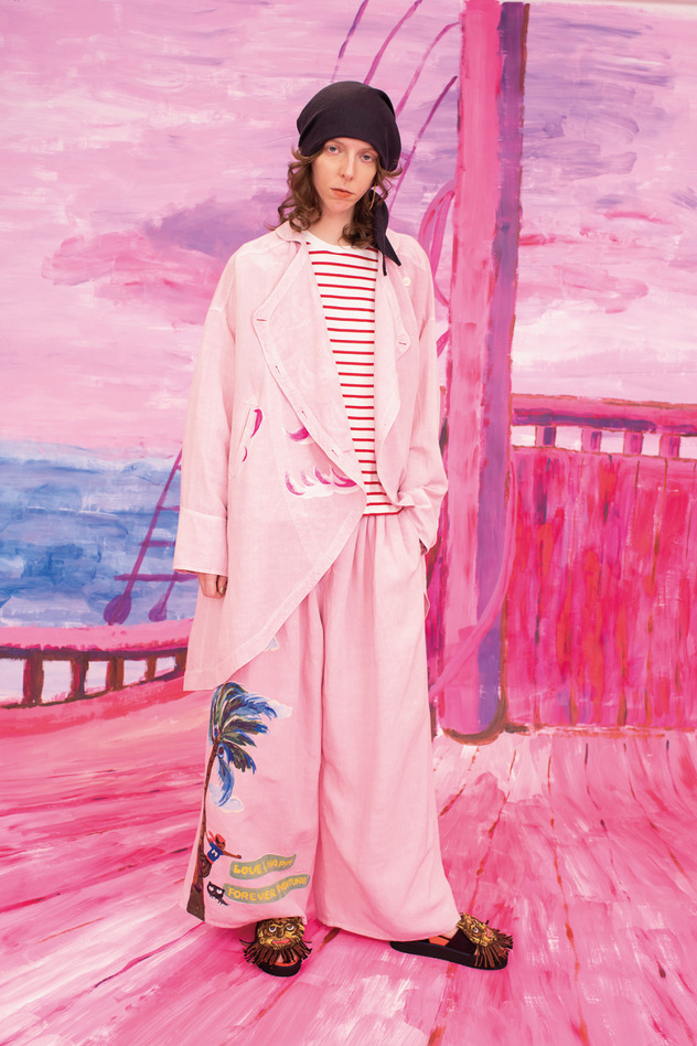 LINEN / RAYN TUMBLER JACKET 詳細画像 pink 6