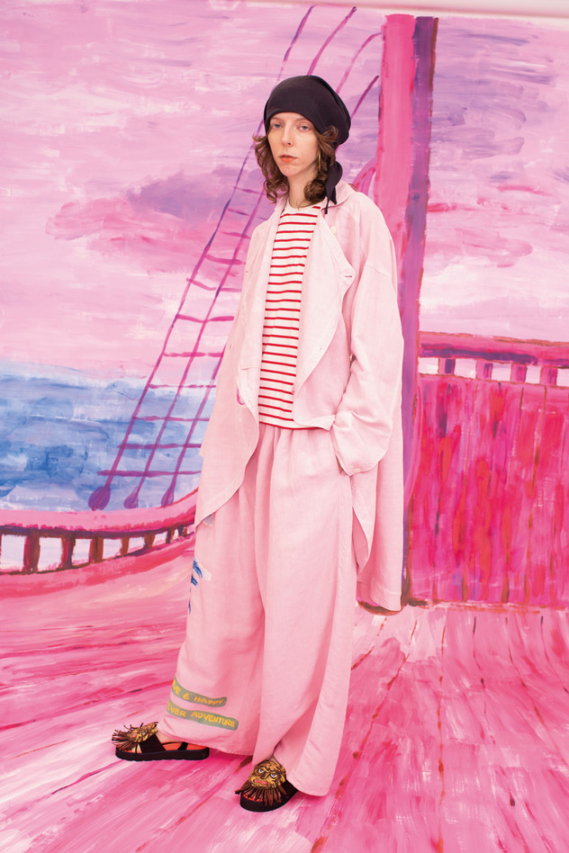 LINEN / RAYN TUMBLER JACKET 詳細画像 pink 7