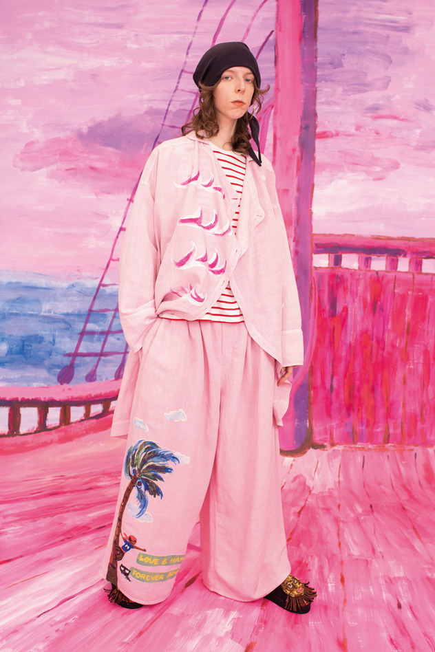 LINEN / RAYN TUMBLER JACKET 詳細画像 pink 9