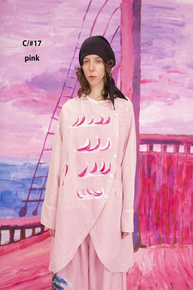 LINEN / RAYN TUMBLER JACKET 詳細画像 pink 1