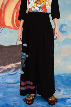 LINEN / RAYN TUMBLER PANTS