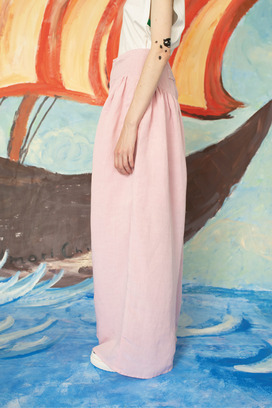 LINEN / RAYN TUMBLER PANTS 詳細画像