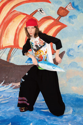 LINEN / RAYN TUMBLER PANTS 詳細画像