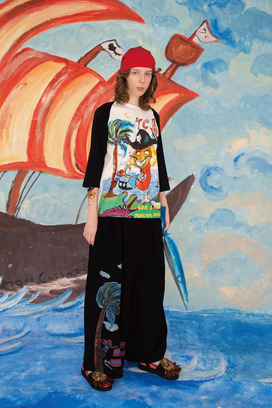 LINEN / RAYN TUMBLER PANTS 詳細画像