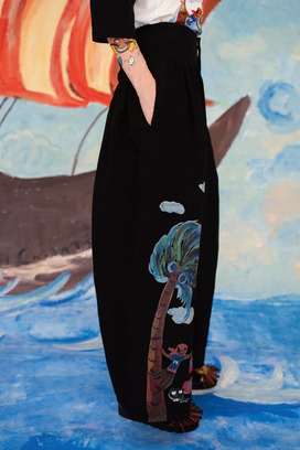 LINEN / RAYN TUMBLER PANTS 詳細画像