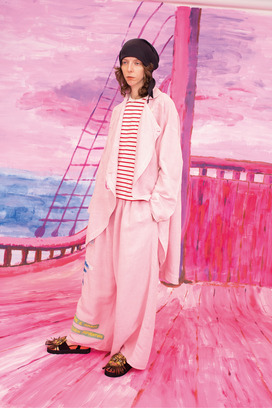 LINEN / RAYN TUMBLER PANTS 詳細画像