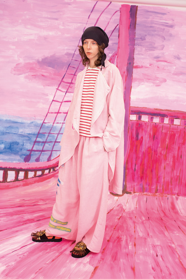 LINEN / RAYN TUMBLER PANTS 詳細画像 black 7