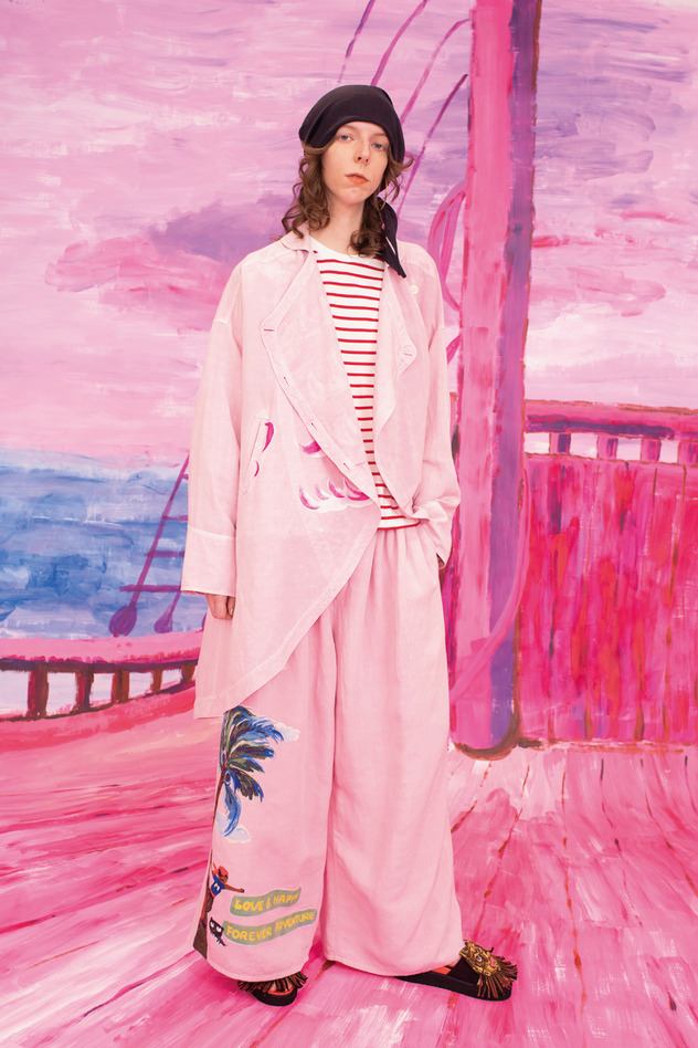 LINEN / RAYN TUMBLER PANTS 詳細画像 black 9