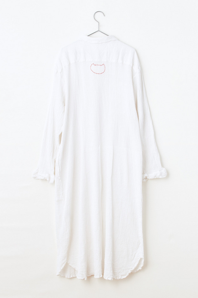 cr&ecirc;perie SHIRT DRESS 詳細画像 white 2