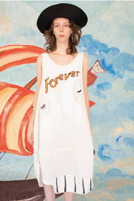 LINEN / RAYN TUMBLER DRESS