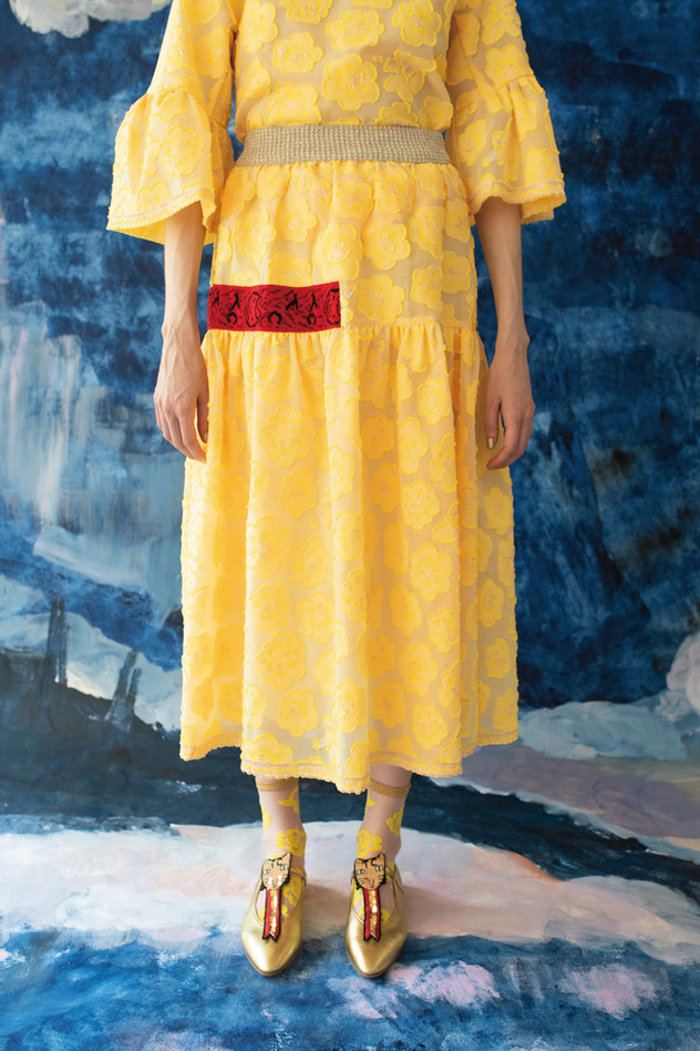 FAIRY CAT FLOWER JQ SKIRT 詳細画像 yellow 2
