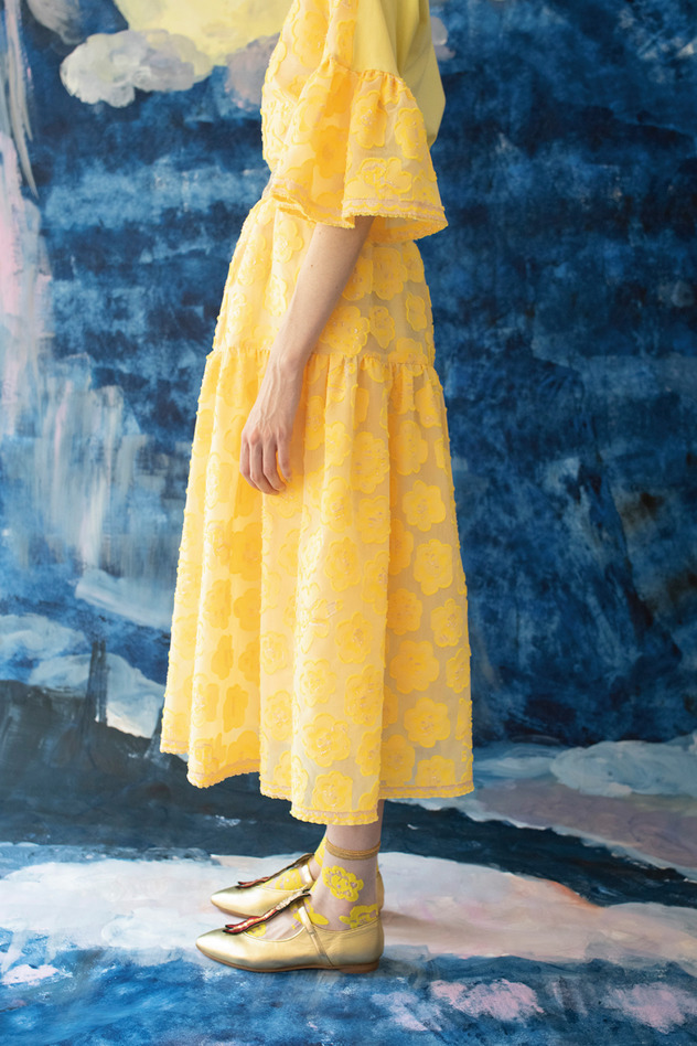 FAIRY CAT FLOWER JQ SKIRT 詳細画像 yellow 4