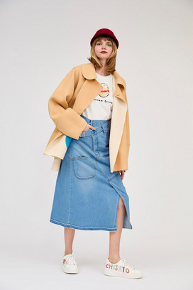 DENIM SKIRT 詳細画像