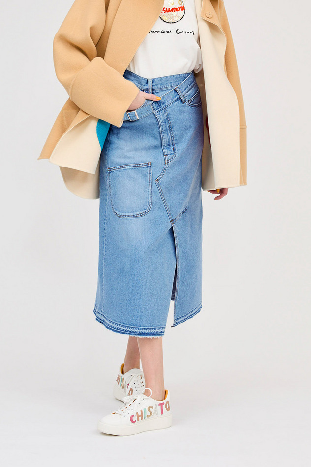 DENIM SKIRT 詳細画像 blue 1