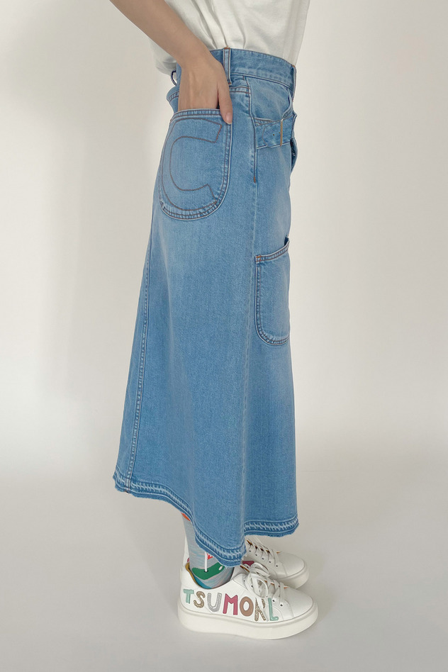 DENIM SKIRT 詳細画像 blue 10