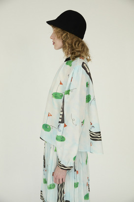 NICE ON! PRINT BLOUSE 詳細画像