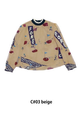 NICE ON! PRINT BLOUSE 詳細画像