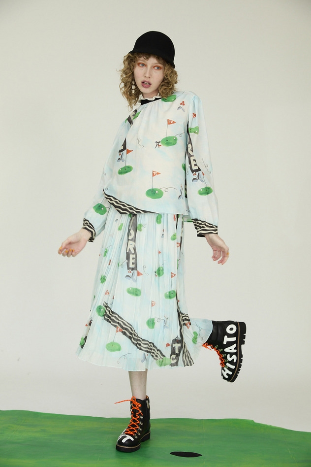 NICE ON! PRINT BLOUSE 詳細画像 beige 8