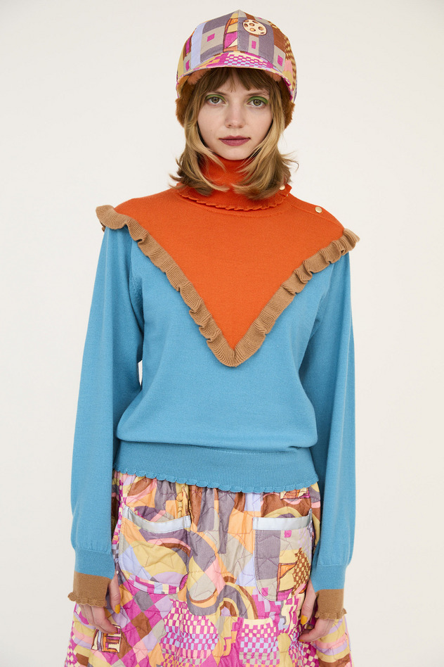 COLORFUL RIB KNIT 詳細画像 yellow/brown 18