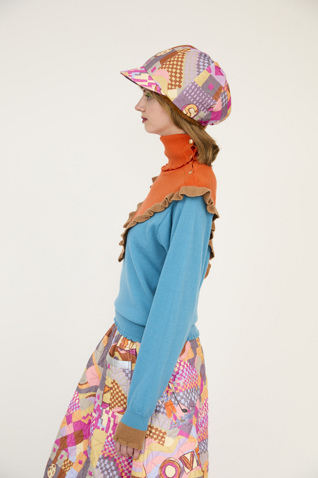 COLORFUL RIB KNIT 詳細画像 yellow/brown 20