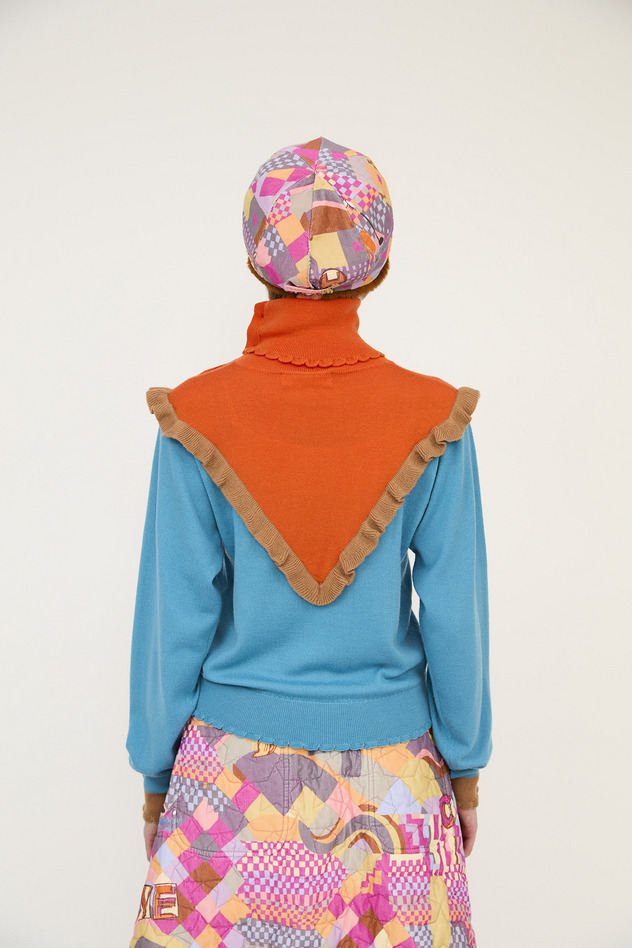 COLORFUL RIB KNIT 詳細画像 yellow/brown 21