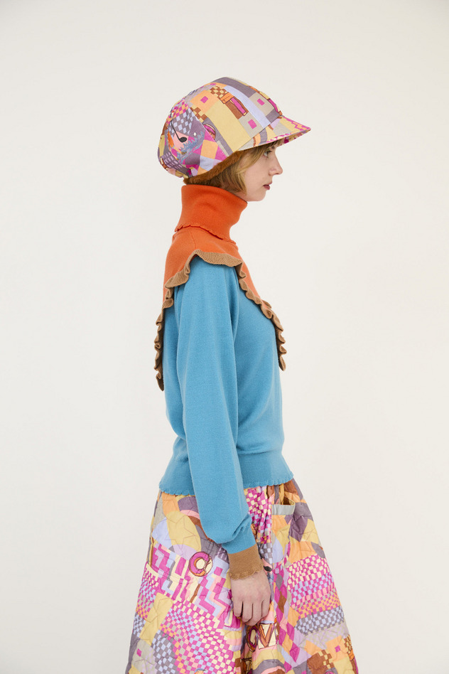 COLORFUL RIB KNIT 詳細画像 yellow/brown 22