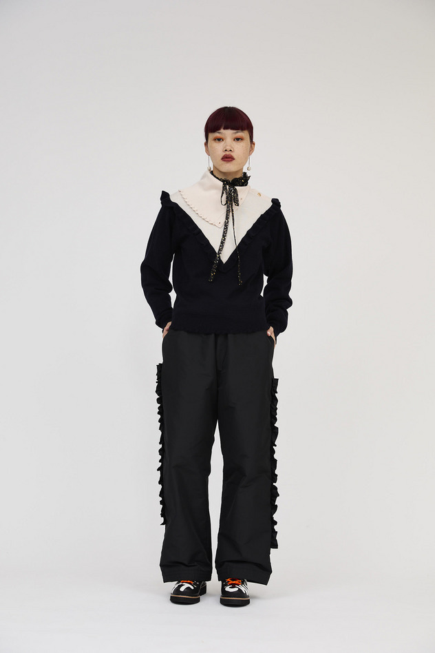 COLORFUL RIB KNIT 詳細画像 yellow/brown 5