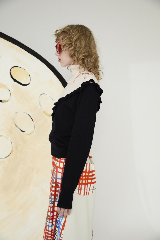 COLORFUL RIB KNIT 詳細画像 yellow/brown 9