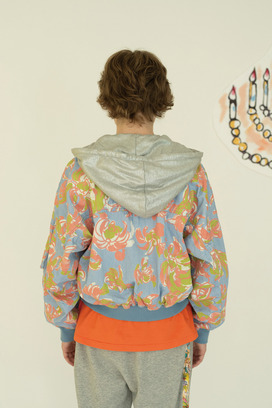 ANIMAL FLOWER DENIM BLOUSON 詳細画像