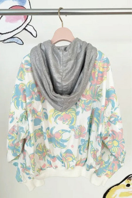 ANIMAL FLOWER DENIM BLOUSON 詳細画像