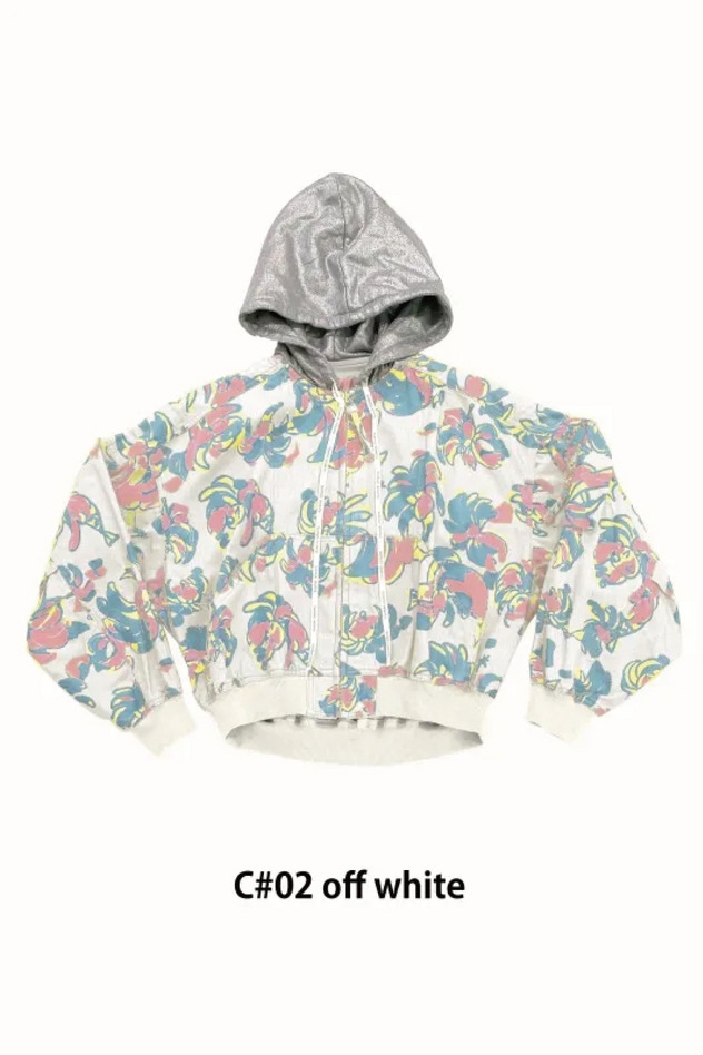 ANIMAL FLOWER DENIM BLOUSON 詳細画像 off white 1