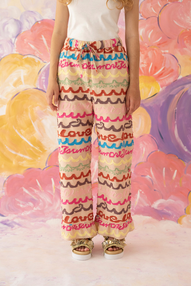 COLORFUL WAVE JQ PANTS 詳細画像 beige 1