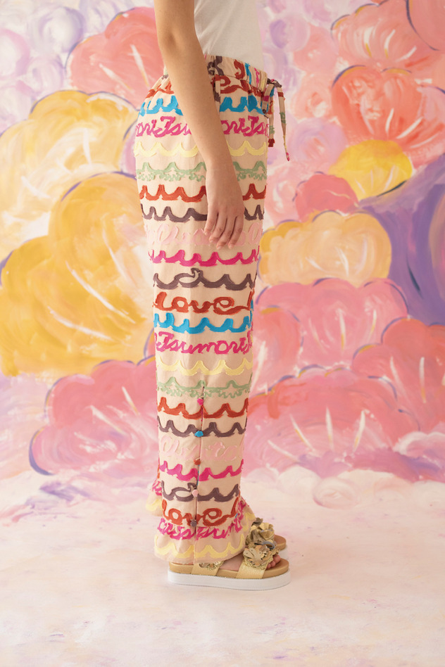 COLORFUL WAVE JQ PANTS 詳細画像 beige 3