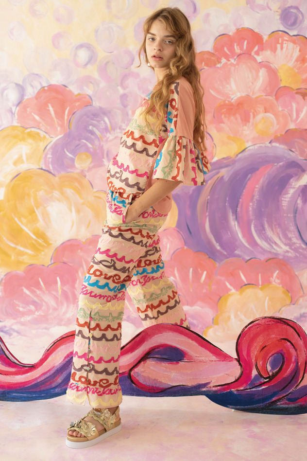 COLORFUL WAVE JQ PANTS 詳細画像 beige 9