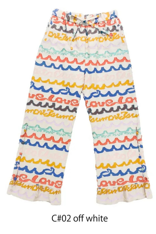 COLORFUL WAVE JQ PANTS 詳細画像 white 1
