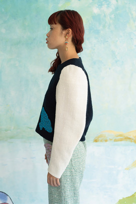 FANCY TWEED BLOUSE 詳細画像