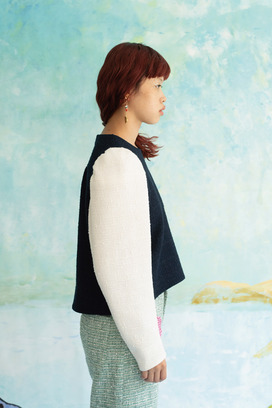 FANCY TWEED BLOUSE 詳細画像