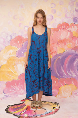 SEA PARADISE PRINT DRESS 詳細画像